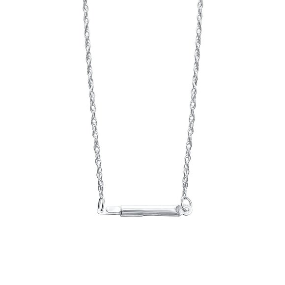 24" Sterling Silver Add A Bead Chain/Necklace -- 24" gift for her, them - Picture 2 of 5